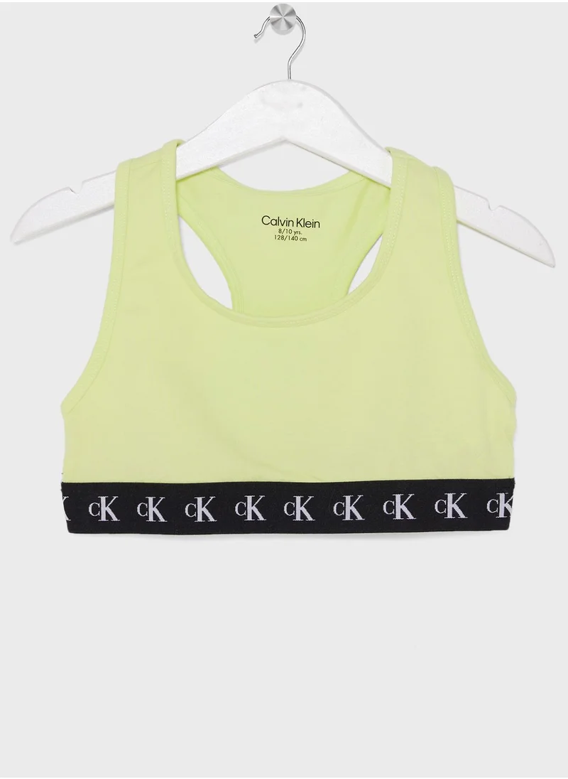 CALVIN KLEIN Kids 3 Pack Assorted Bralette