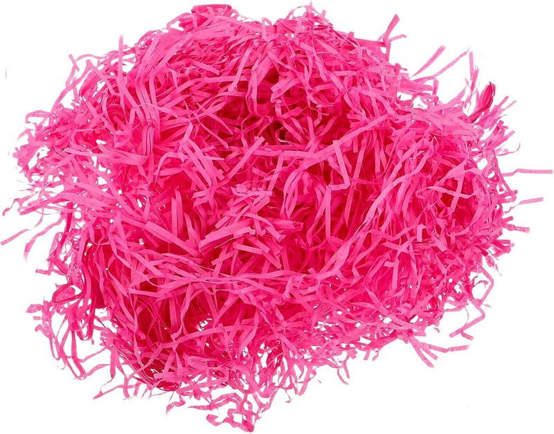 Healeved Shredded Paper Filler for Baskets 100g Crinkle Cut Packing Paper for Shipping Boxes Valentine’s Day Basket Filling Decorative Wrap - Image 1