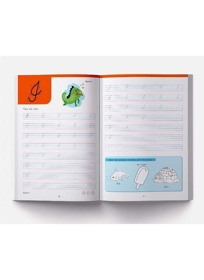 Cursive Handwriting - Capital Letters: Practice Workbook For Children  - Image 2