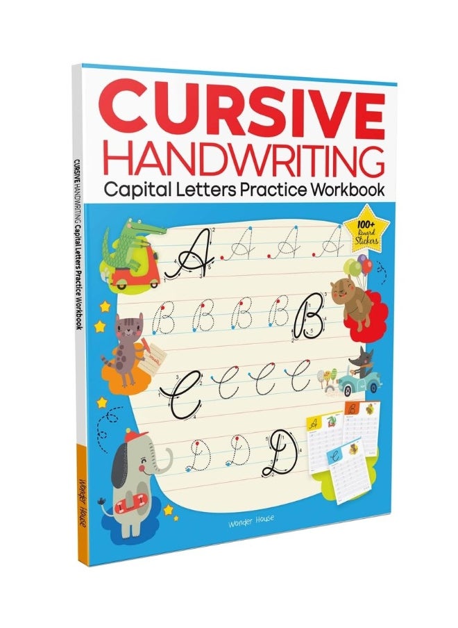 Cursive Handwriting - Capital Letters: Practice Workbook For Children  - Image 5