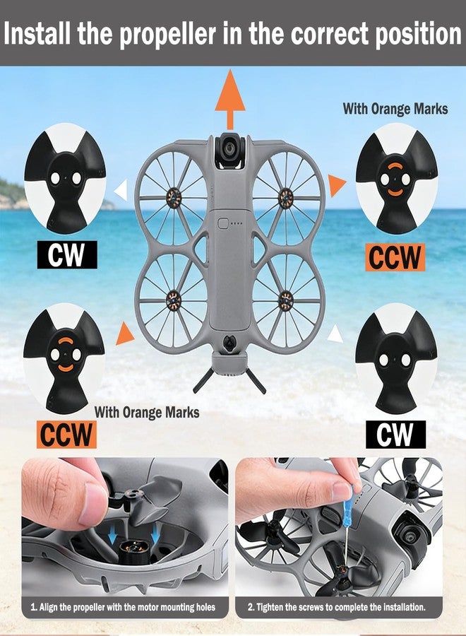 ملحقات MINGVEN Neo 2 - 8 مراوح بديلة لطائرة DJI Neo 2 - Image 4