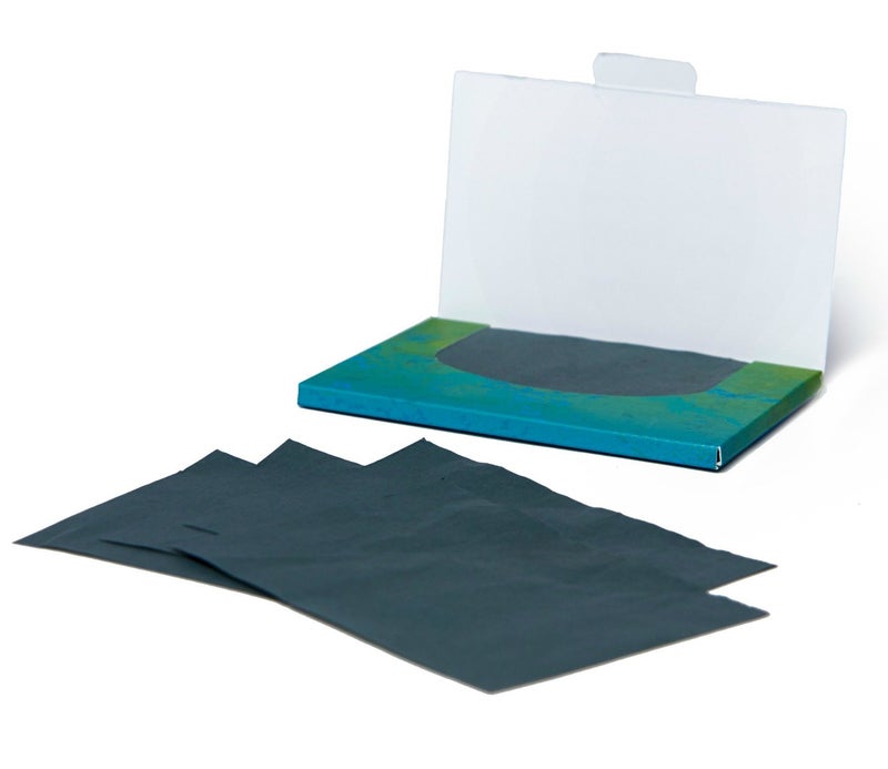 Bella Jade Oil Blotting Paper Sheets – Instantly Absorbs Excess Oil and Shine from Face without Smudging Makeup – Large size, 200 Tissues … (charcoal) - Image 2