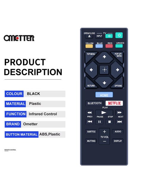 New for Sony BD Blu-Ray Remote Control BDP-S6700 BDP-BX670 RMT-VB200U RMT-VB200D RMT-VB200B