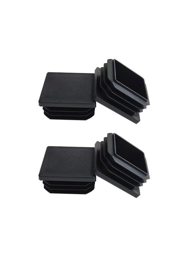 ZYYC 4 Pack 1.5 Inch Square Tube End Cap Plastic Plugs, 1.5"x1.5" Square Tubing Plug, Tube End CapsTubing Post End Cap Suitable for Square Tube Square Plastic Plug, Tubing Post End Cap Square Tubing - Image 1