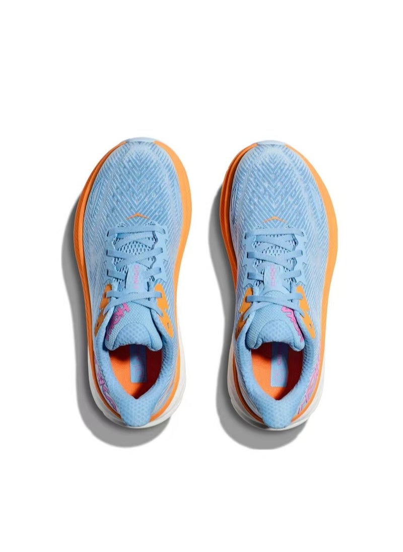 Hoka One One Outdoor Running Sneakers Blue/Orange  - Image 3