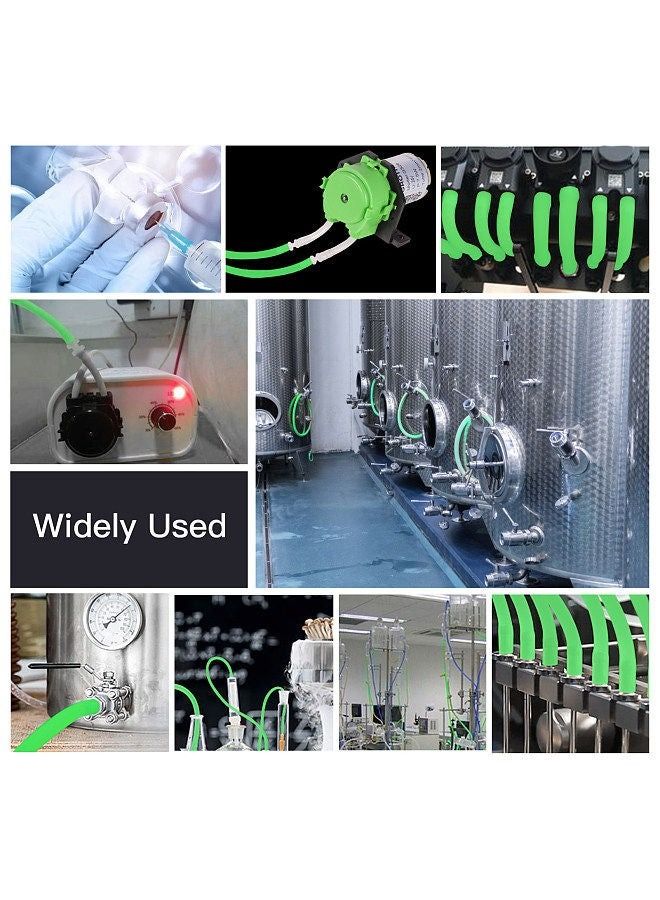 Green Silicone Tubing Food Grade Silicone Rubber Tube Flexible Hose Tube Water Pipe for Pump Transfer Food Machinery Connecting Pipes, 2mm ID x 4mm OD 1 Meter - Image 4