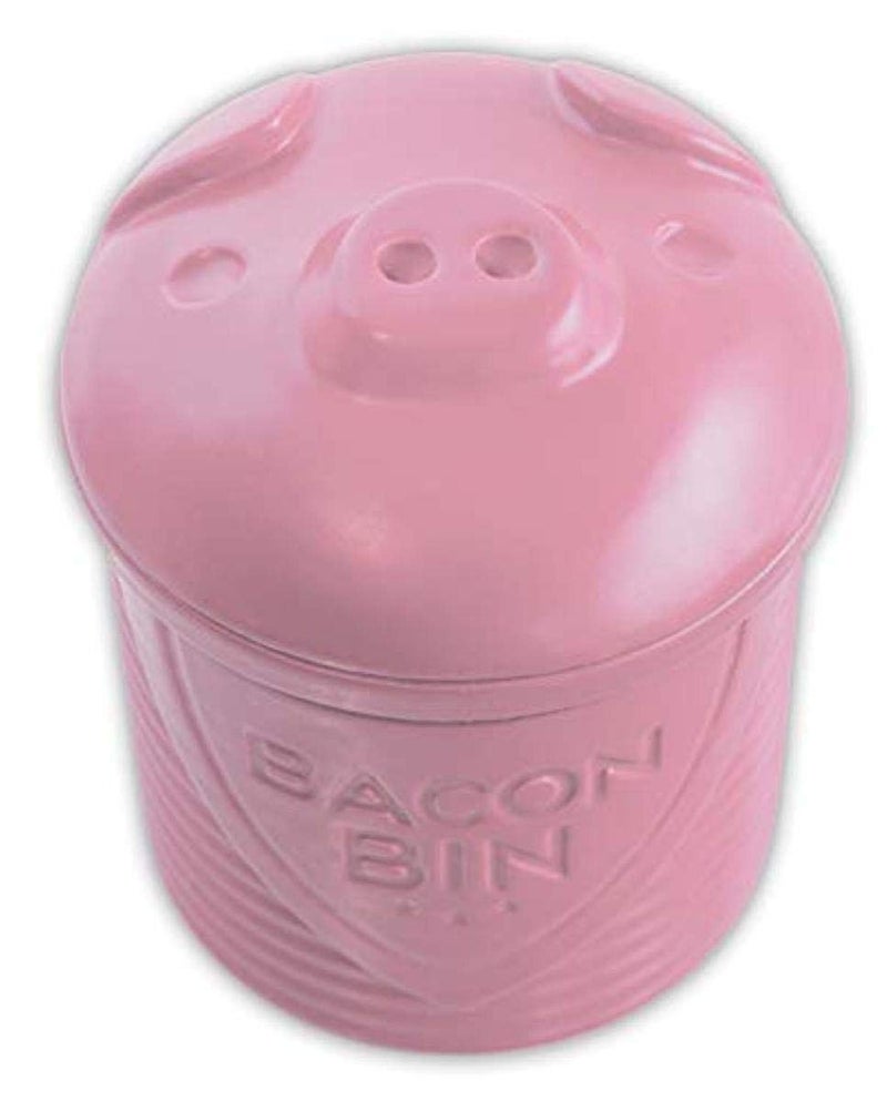 Talisman Designs Talisman Bacon Bin Grease Holder, Silicone, Pink - Image 1