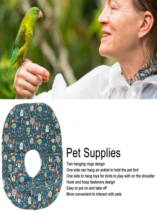 Mrisata Bird Parrot Protective Shawl Bird Poop Shoulder Protector Bird Shawl Diaper Pad Bird Poop Protector Bird Shoulder Diaper Pad Parrot Shawl Guard pet Supply Props Cloth Bird Diaper Poop Cover Shawl Cape - Image 5