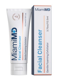 MiamiMD Foaming Facial Cleanser Gentle Exfoliating Face Wash For Mature Skin Hydrating And Moisturizing Paraben Free Cruelty Free Face Care For All Skin Types  - Image 1