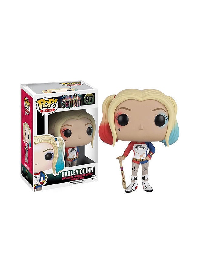 NIBEMINENT Pop Heroe Suicide Squad - Harley Quinn Vinyl Stylized Action Figure Toy 3.54 x 2.95 3.54inch - Image 1