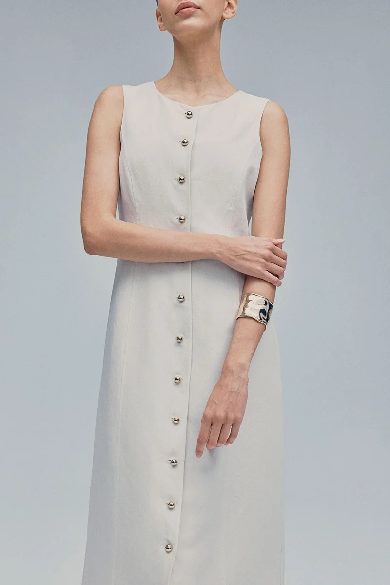 H&M Linen-blend dress
