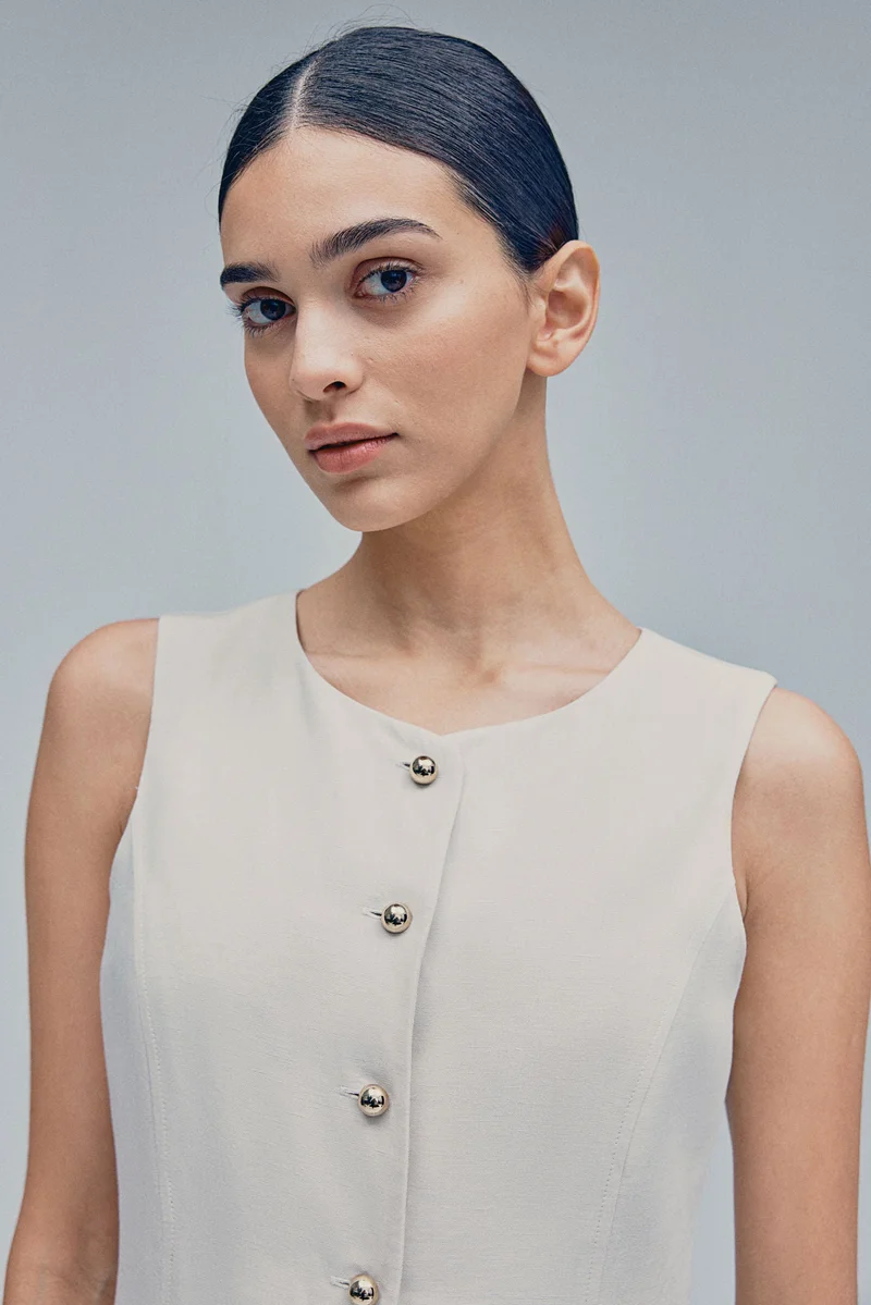 H&M Linen-blend dress