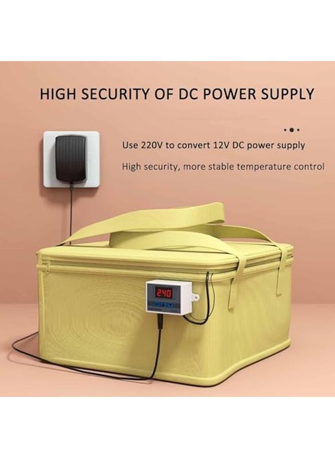 Yellow Bread Proofing Box With Heating Pad Temperature Control For Fermentation - Image 5