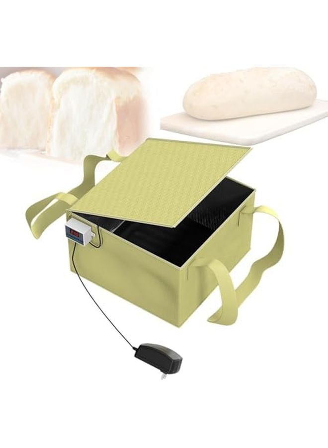 Yellow Bread Proofing Box With Heating Pad Temperature Control For Fermentation - Image 1