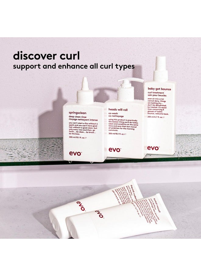 EVO - Liquid Rollers Curl Balm - Hair Styling Balm - Enhances Natural Curls, Protects Frizz & Improves Overall Condition - 200Ml / 6.8Oz - Image 1