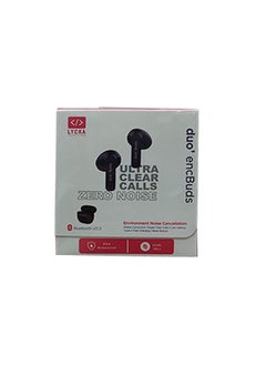LYCKA Lycka duo ENC Earbuds, Zero Noise Ultra Clear Voice Call Black Color Waterproof  - Image 2