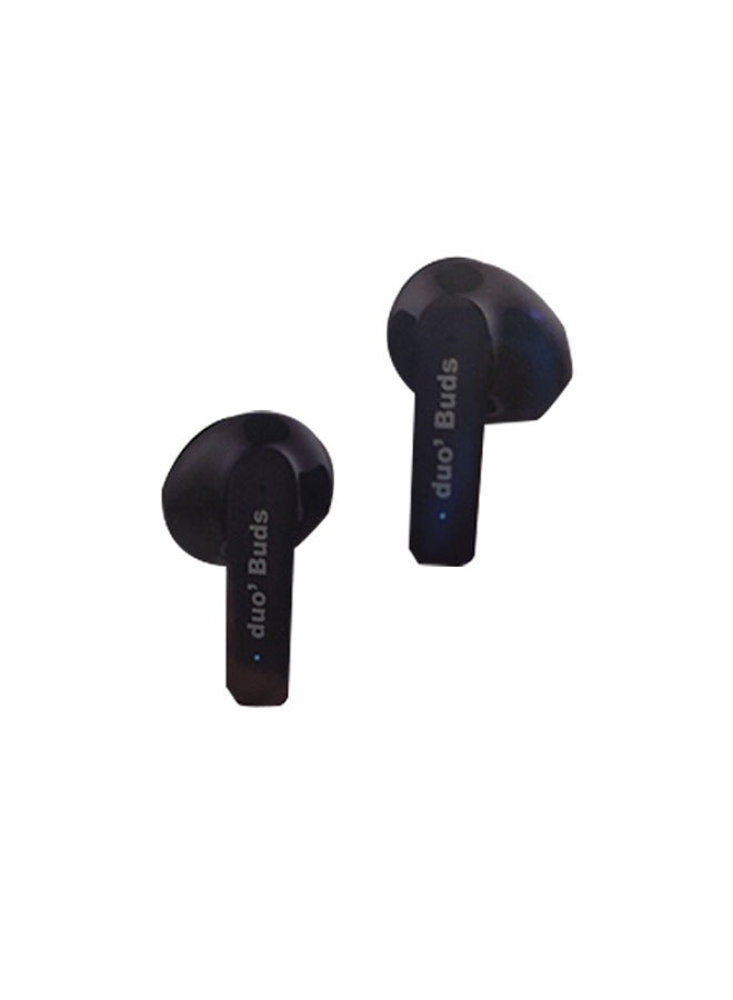 Lycka duo ENC Earbuds, Zero Noise Ultra Clear Voice Call Black Color Waterproof - Image 1