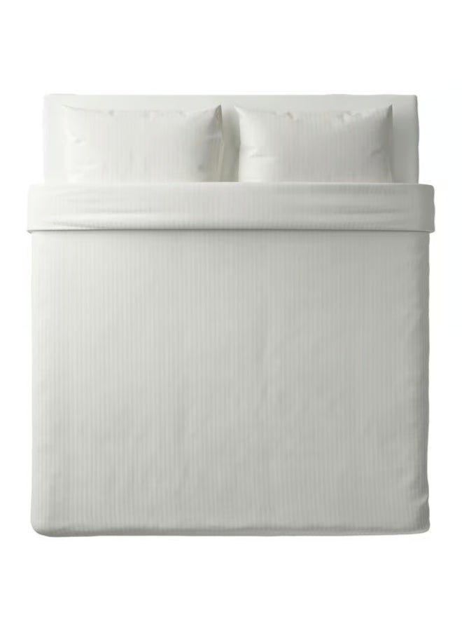 IKEA (イケア) Luxury White Duvet Cover and 2 Pillowcases Set (240x220 / 50x80 cm) - Image 2