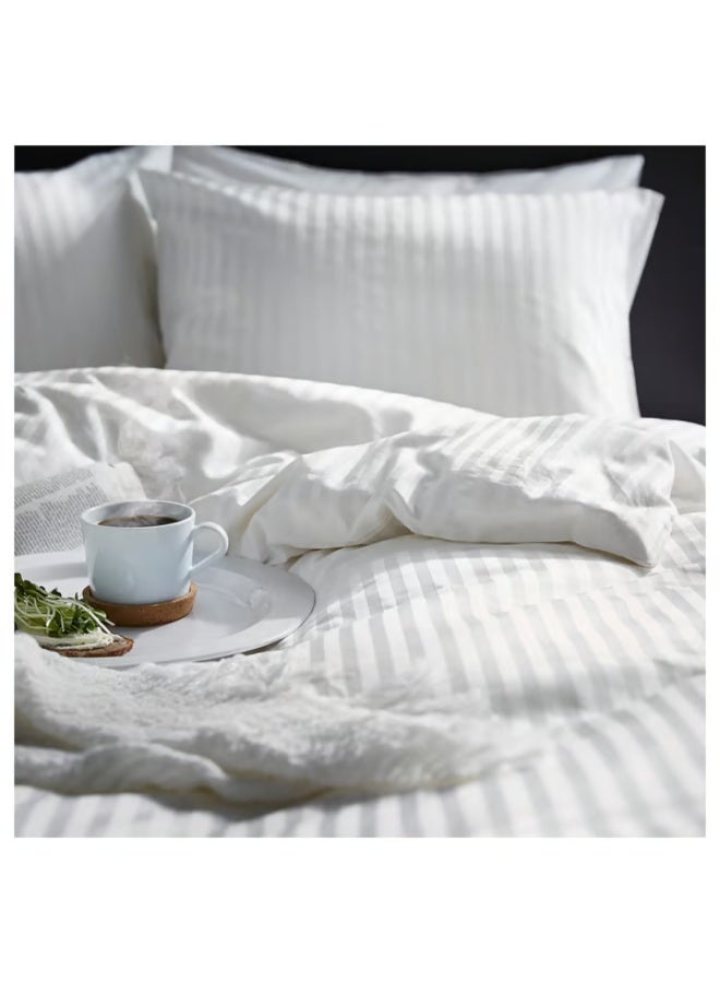 IKEA (イケア) Luxury White Duvet Cover and 2 Pillowcases Set (240x220 / 50x80 cm) - Image 4