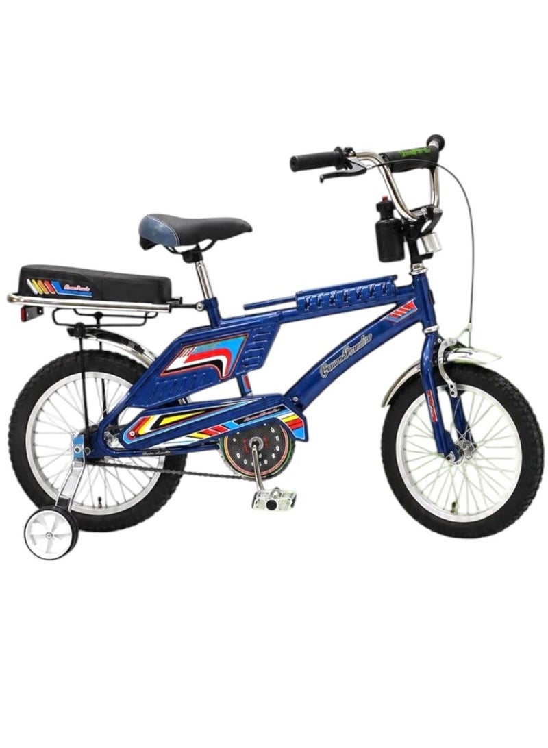Rambo Freestyle Kids Bike with 2 Seats, 16-Inch Size Rambo Bicycle indonesian Design with Adjustable Seat, Children Bicycle with Air Filled Wheels, Hand and Rear Brakes, For Ages 6+ - Image 1