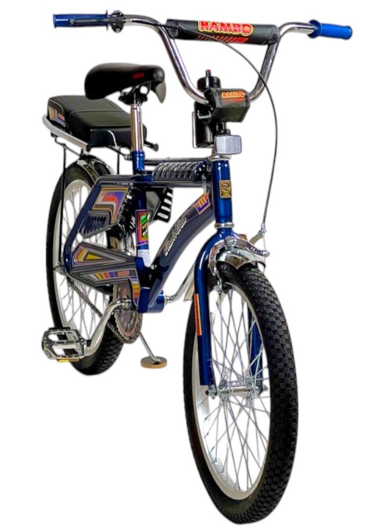 Rambo Freestyle Kids Bike with 2 Seats, 16-Inch Size Rambo Bicycle indonesian Design with Adjustable Seat, Children Bicycle with Air Filled Wheels, Hand and Rear Brakes, For Ages 6+ - Image 3