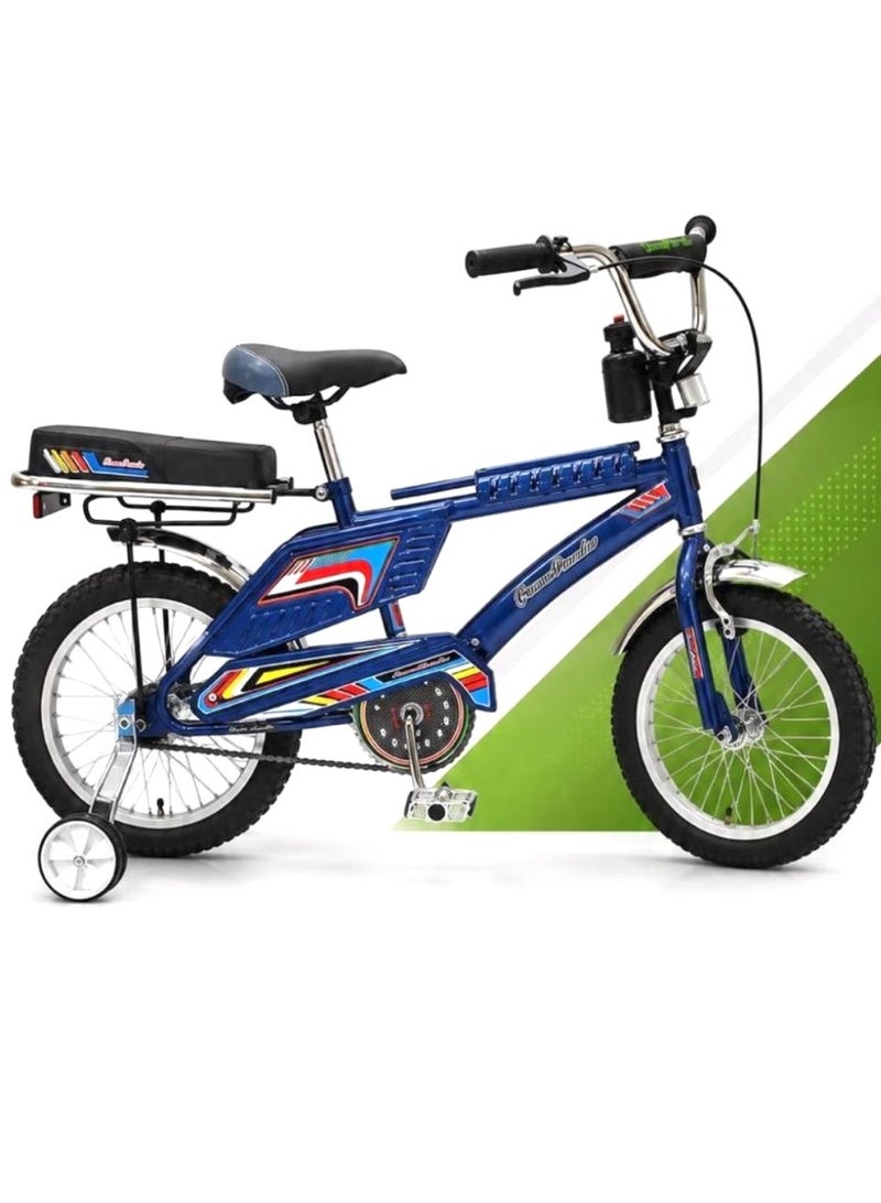 Rambo Freestyle Kids Bike with 2 Seats, 16-Inch Size Rambo Bicycle indonesian Design with Adjustable Seat, Children Bicycle with Air Filled Wheels, Hand and Rear Brakes, For Ages 6+ - Image 2