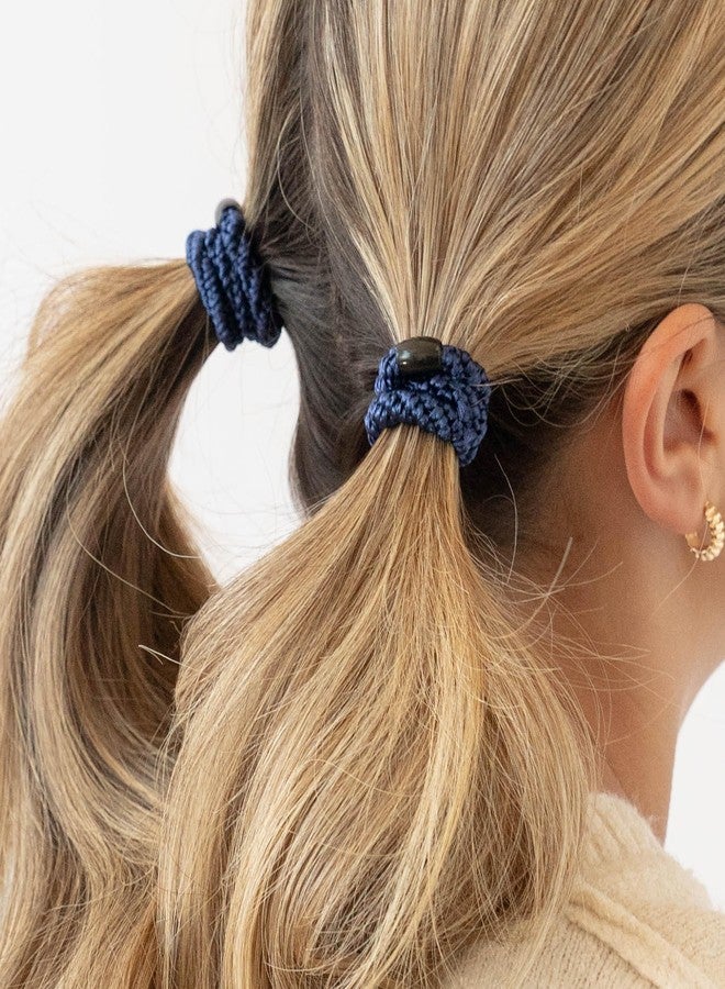 L. Erickson Brown and Black Hair Ties for Thick Hair, Grab & Go Pony Tube, 15 Pack, Neutral Pack, Thick No-Crease Bands with Strong Hold, Damage-Free Design, Versatile Everyday Neutrals | L. Erickson - Image 2