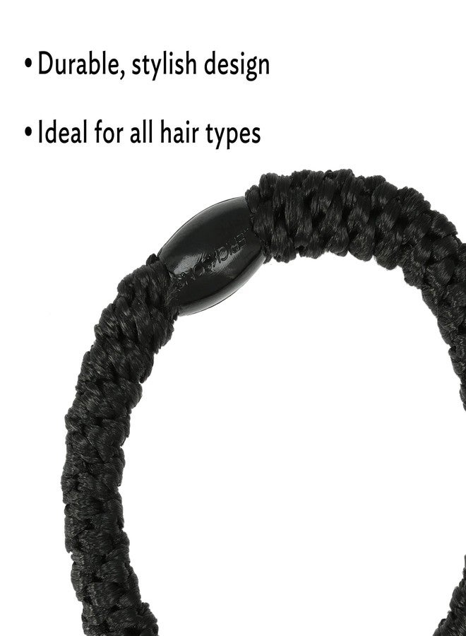 L. Erickson Brown and Black Hair Ties for Thick Hair, Grab & Go Pony Tube, 15 Pack, Neutral Pack, Thick No-Crease Bands with Strong Hold, Damage-Free Design, Versatile Everyday Neutrals | L. Erickson - Image 5