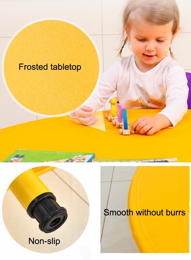 JSAITOYS Kids Furniture Round Plastic Table Children Kindergarten Desks  - Image 3