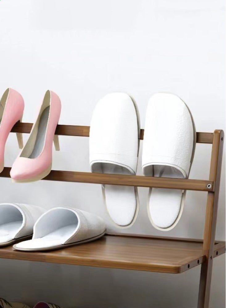 Kutis 5-Tiers Shoe Rack Organizer Natural Bamboo 80x24x96 cm  - Image 5