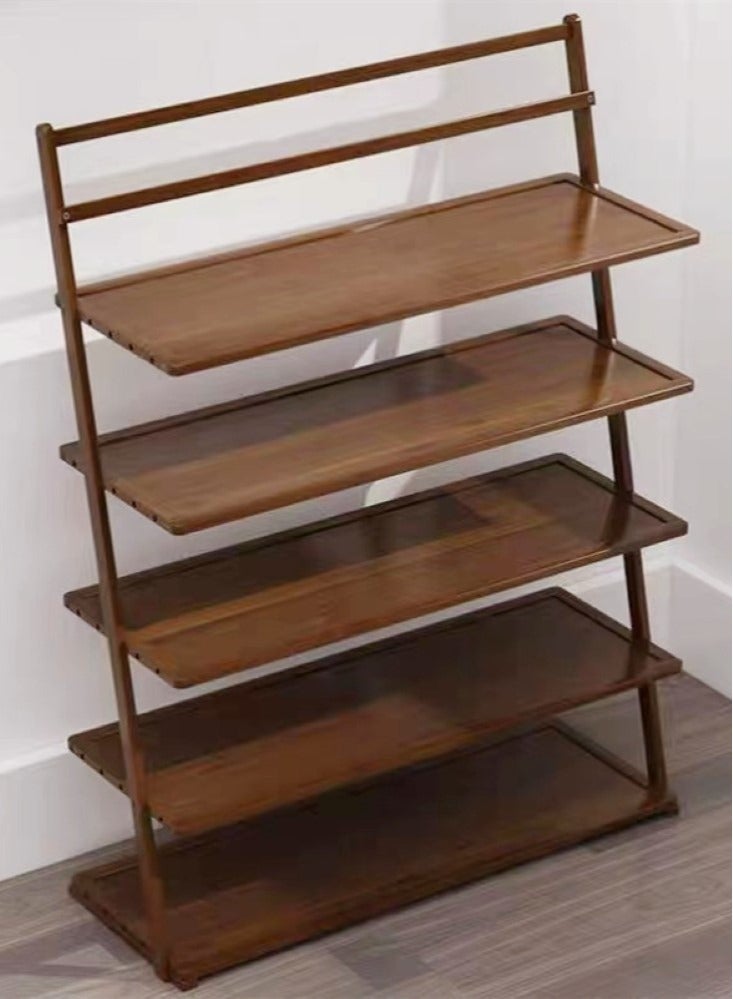 Kutis 5-Tiers Shoe Rack Organizer Natural Bamboo 80x24x96 cm  - Image 3