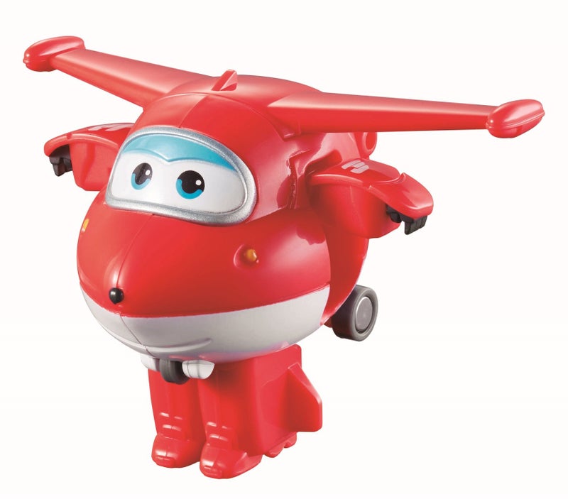 Super Wings Transform Mini Jett Toy, Red - Image 1