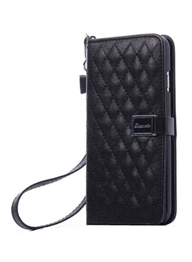 NIBEMINENT Protective Wallet Card Case Cover For Apple iPhone 6 Plus Black 