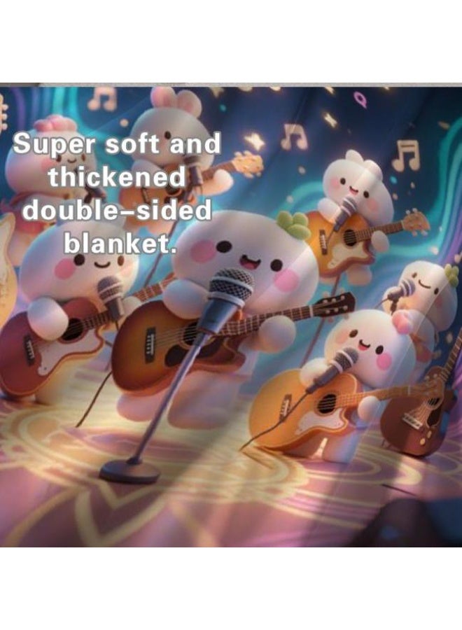 عام Wisdom Fairy (أحدث) بطانية رقيقة من الفانيلا (دافئة ومريحة، ومناسبة للنوم، واستخدام اللعبة، وإزالة الغبار والرمل) 150 سم * 200 سم - 72 - Image 5