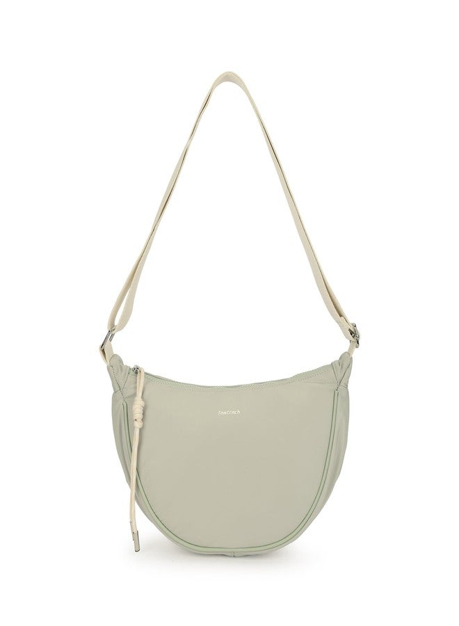 Fastrack Curve Sling | Women’s Nylon Sling Bag | Adjustable Webbing Strap, Spacious Main Compartment & Quick-Access Pockets - Image 1