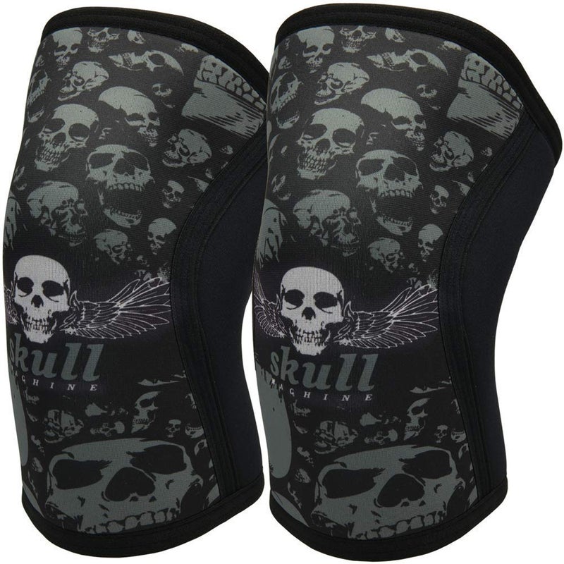 Jupiter Knee Sleeves (1 Pair), 7mm Compression Knee Braces for Squats,Weightlifting,Powerlifting,Cross Training for Men & Women (Large) - Image 1