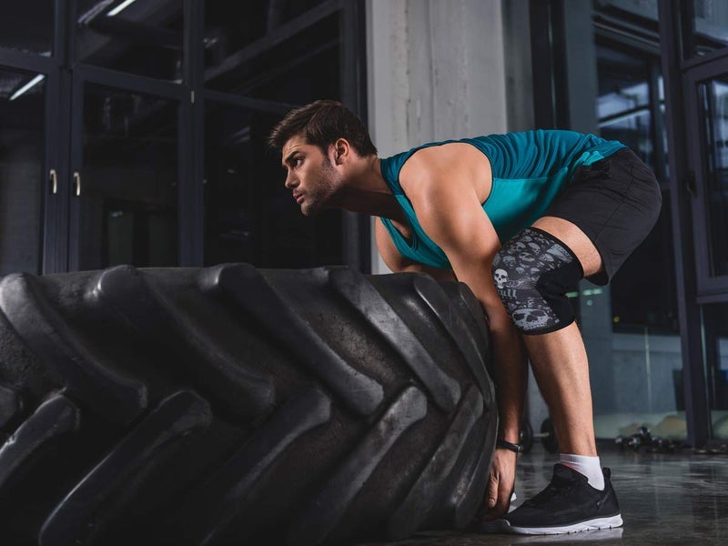 Jupiter Knee Sleeves (1 Pair), 7mm Compression Knee Braces for Squats,Weightlifting,Powerlifting,Cross Training for Men & Women (Large) - Image 3