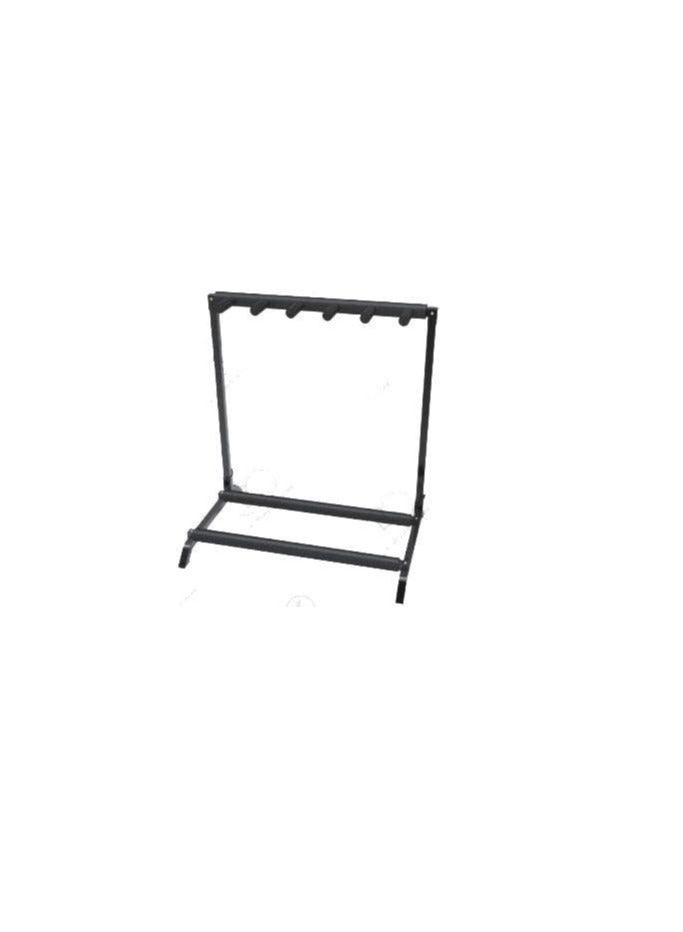 Generic Guitars Display Stand Rack, 5 Way Universal Guitars Storage Holder Organising Stand, Stable Iron Frame with Soft Rubber Cover Guitar Collection Rack Organiser for Training room Store Home  - Image 1