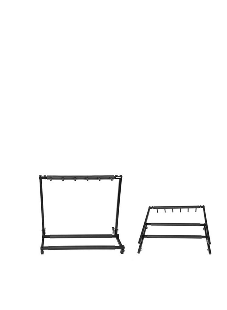 Generic Guitars Display Stand Rack, 5 Way Universal Guitars Storage Holder Organising Stand, Stable Iron Frame with Soft Rubber Cover Guitar Collection Rack Organiser for Training room Store Home  - Image 4