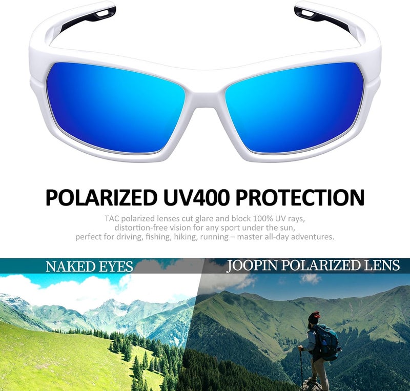 Joopin نظارات شمسية رياضية مستقطبة حماية UV400 نظارات شمسية للرجال والنساء - Image 3