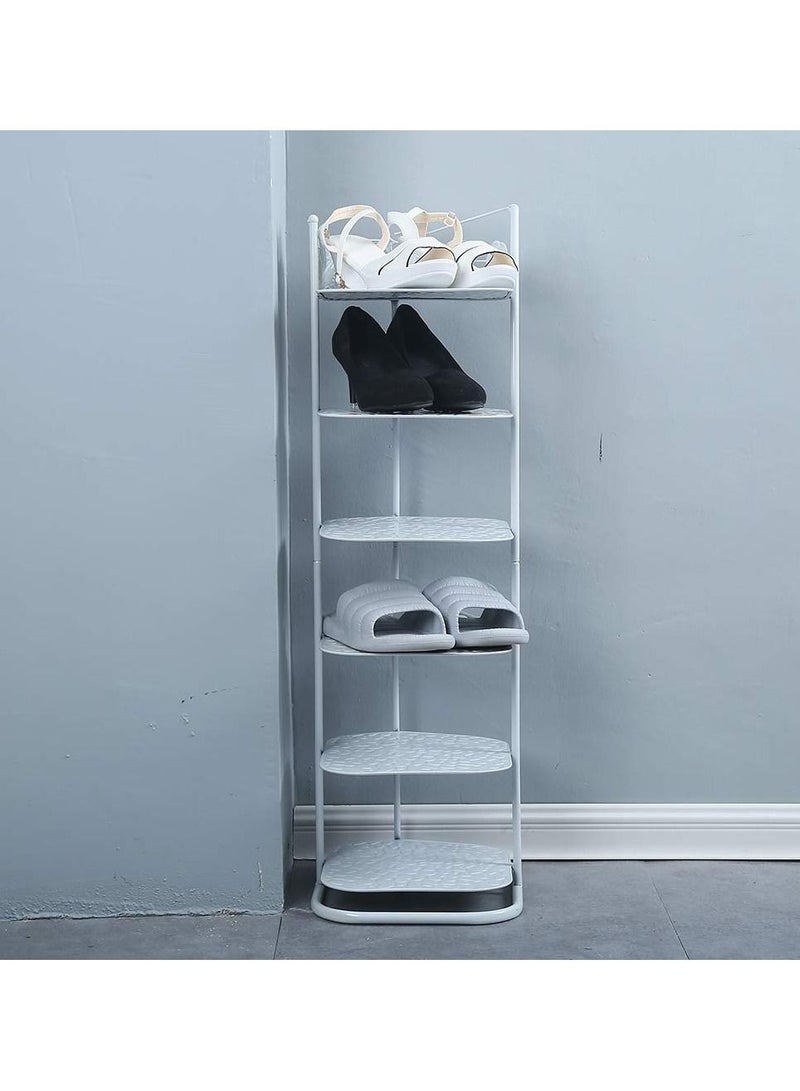 SIX-TIER SHOE RACK SMALL ORGANIZER SAVING SPACE FOR HOME