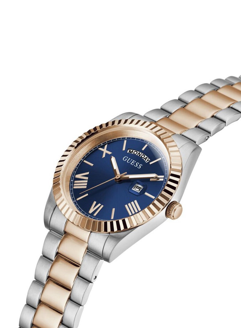 GUESS Men's Wristwatch Connoisseur Stainless Steel Bicolour GW0265G12 - Image 4