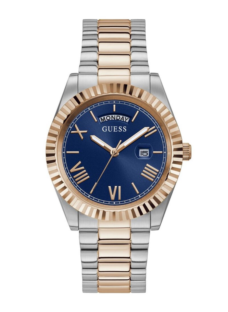 GUESS Men's Wristwatch Connoisseur Stainless Steel Bicolour GW0265G12 - Image 1