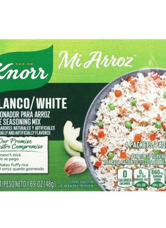 Knorr Mi Arroz Rice Seasoning Mix White 4 Packets 1.69 oz (48 g) 