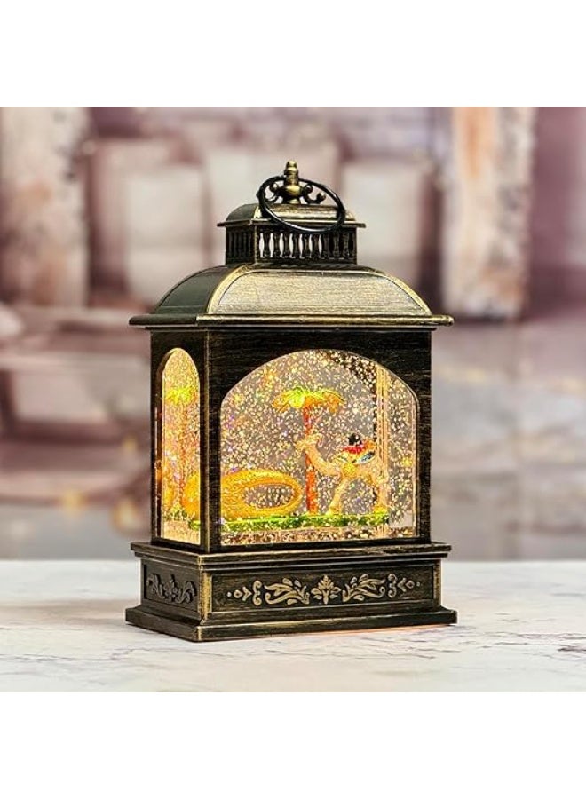 فانوس رياح صحراوي من دي واي دي دبي - إضاءة ليد مسطحة بتصميم نخيل وجمل | ديكور هدايا بسيط مستوحى من التراث العربي، برونزي GMXDB002-3، دي واي دي ديلايتس - Image 3