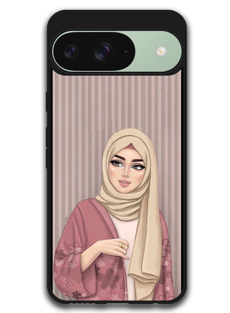 Theodor Protective Case Anti Scratch Shock Proof Bumper Cover For Google Pixel 9 Hijab Girl 1 - Image 1