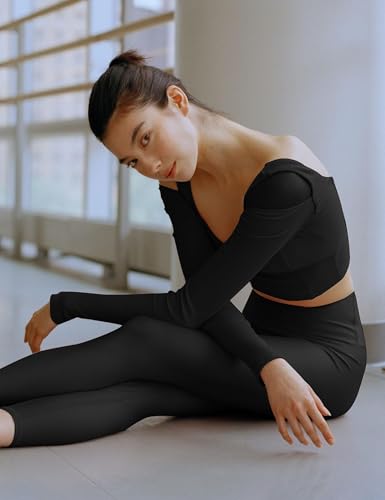 VALANDY Creamlush High Waisted Leggings for Women Stretch Tummy Control Athletic Workout Running Yoga Pants Black Plus Size - Image 4