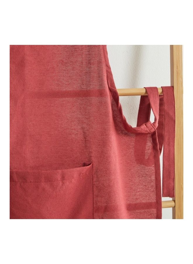 هوم بوكس مريلة سادة من أتلانتا أحمر 90x60سم - Image 2