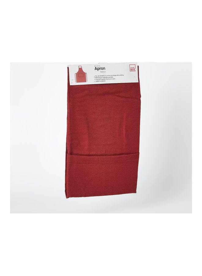 هوم بوكس مريلة سادة من أتلانتا أحمر 90x60سم - Image 4