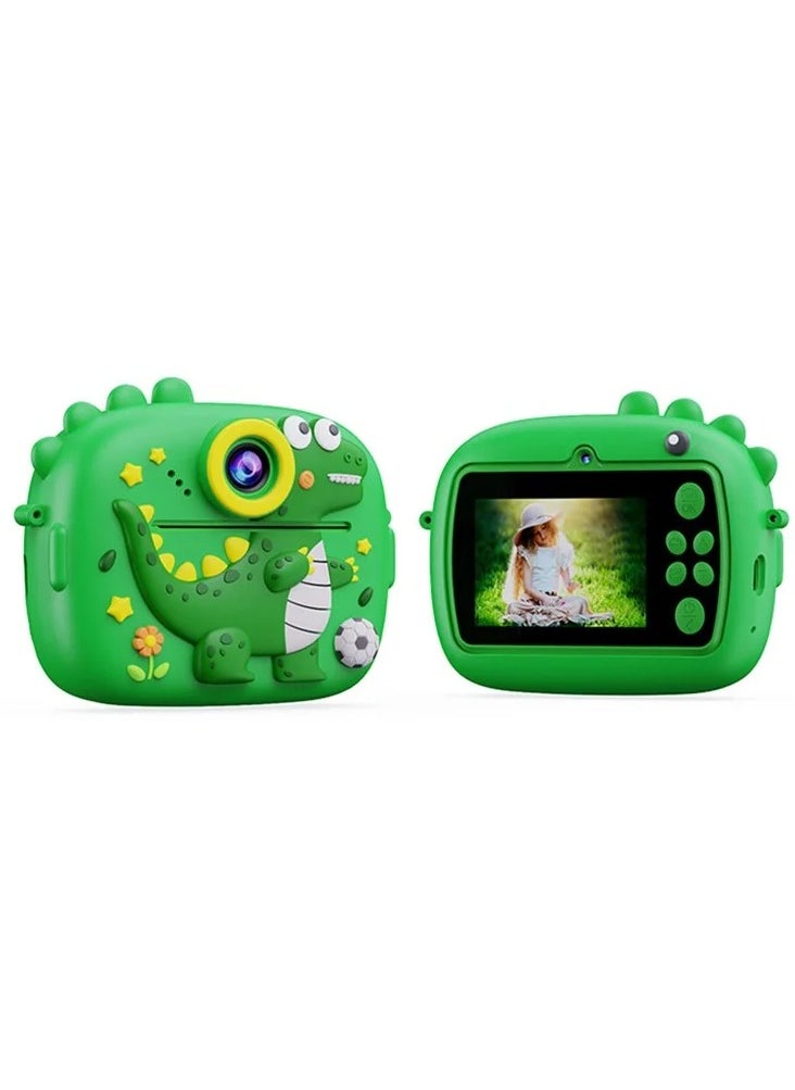 MOCOM Instant Print Kids Camera for Ages 4-12: 48MP Dual Lens Digital Camera with 2.4" Screen, 1080P Video, MP3 Player, Games, Selfie Mode - No-Ink Thermal Printing, Includes 3 Paper Rolls - Perfect Birthday Gift for Kids, Toddlers, Boys & Girls  - Image 1
